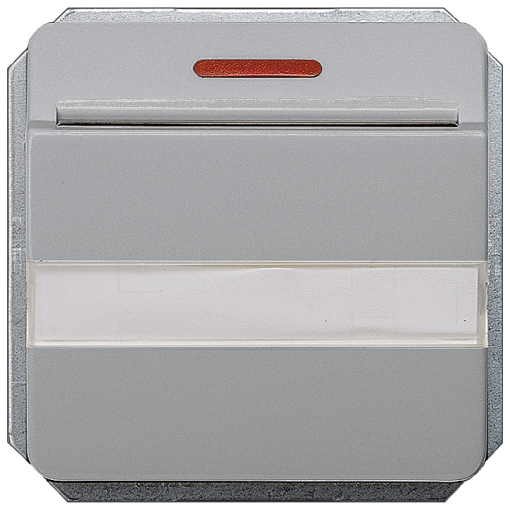 DELTA profil hotel card switch illuminated with window and labeling field si