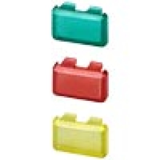 Cap set for pushbutton 5TE48 and light indicator 5TE59 set with 1x redyello