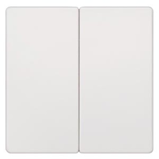 DELTA isystem rocker double neutral for twocircuit switch titanium white