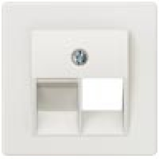 DELTA isystem cover plate for UAE connection socket Cat3 single titanium 