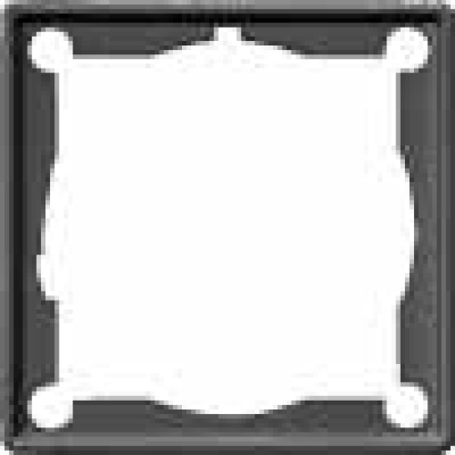 DELTA isystem intermediate frame for 51x51mm devices carbon metallic