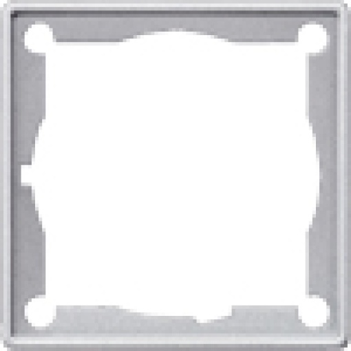 DELTA isystem intermediate frame for 51x51mm devices aluminum metallic