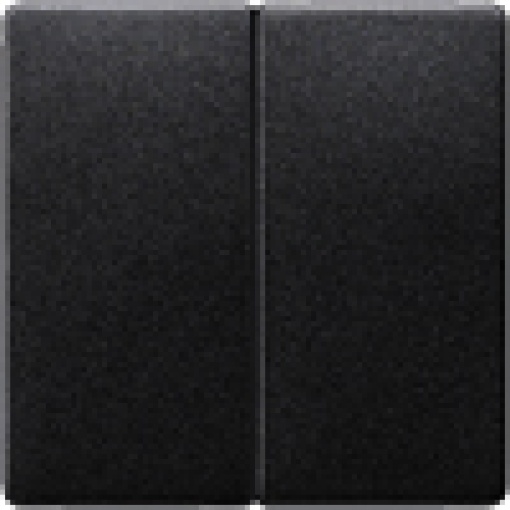 DELTA isystem rocker double neutral for twocircuit switch carbon metallic