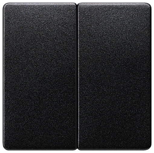 DELTA isystem rocker double neutral for twocircuit switch carbon metallic