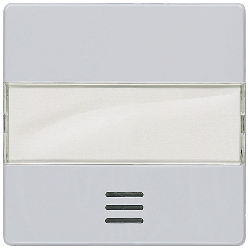 DELTA isystem rocker with window and labeling field aluminum metallic