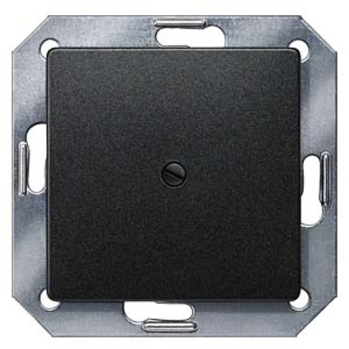 DELTA isystem blanking cover plate carbon metallic
