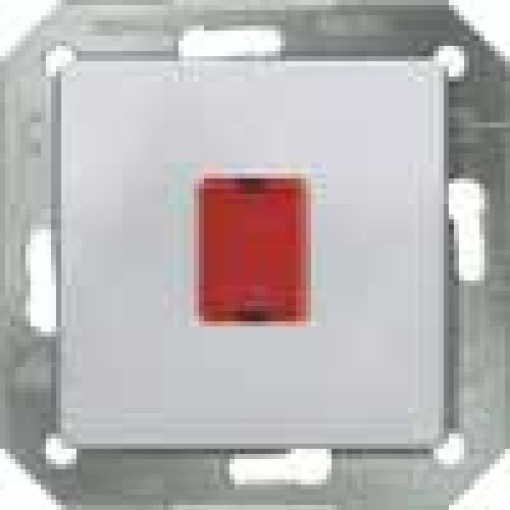 DELTA isystem light signal with red window and glow lamp 250V aluminum meta