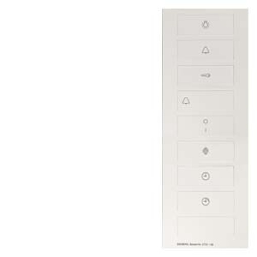 DELTA isystem sheet of pictographs for single rocker with labeling field