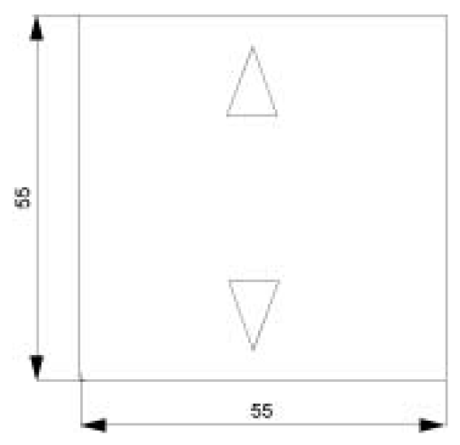 DELTA isystem pushbutton sys shutterblind titanium white
