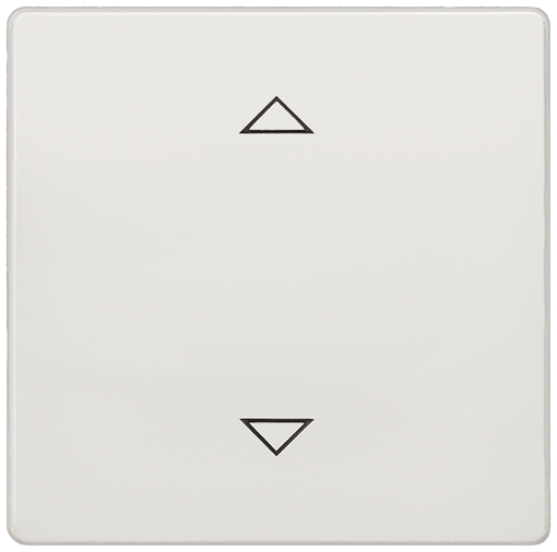 DELTA style pushbutton sys shutterblind titanium white
