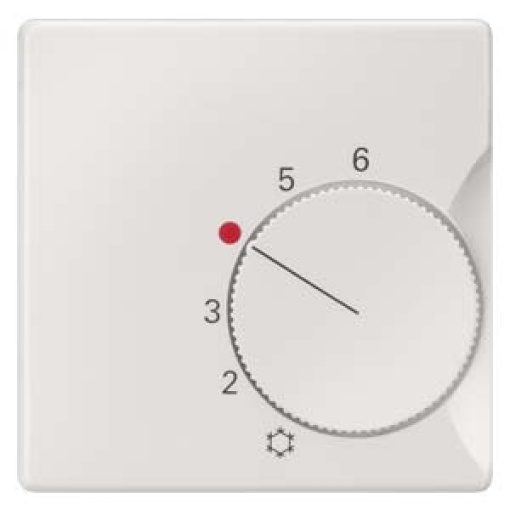 DELTA isystem cover plate room temperature controller NCCO titanium white