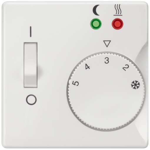 DELTA isystem cover plate room temperature controller for floor heating tit