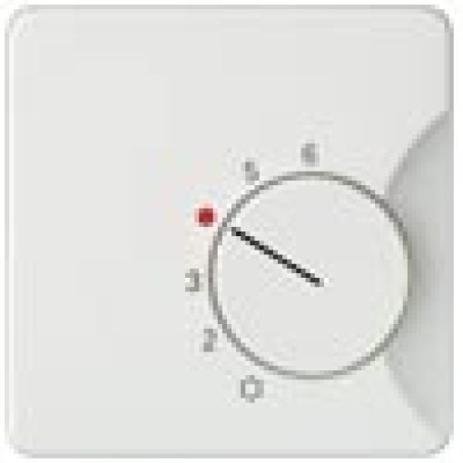 DELTA profil cover plate room temperature controller NCCO titanium white