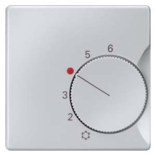 DELTA isystem cover plate room temperature controller NCCO aluminum met
