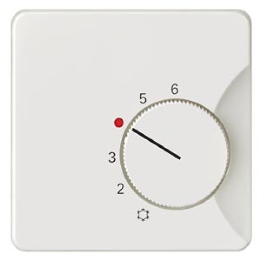 DELTA style cover plate room temperature controller NCCO titanium white