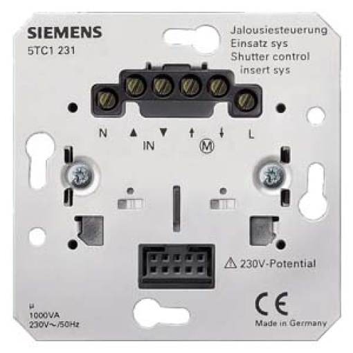 Shutter control insert SYS FM 1 motor 1000 VA 230V 50Hz with extension input