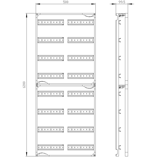 ALPHA 400 DIN quickassembly kit for modular installation devices