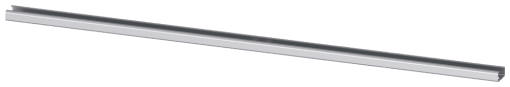 ALPHA 630 DIN cable clamping rail W750