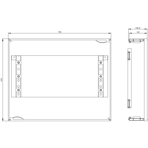 ALPHA 630 DIN assembly kit for 14x inline fuse switch disconnectors 3NJ4 si