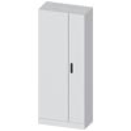 ALPHA 1250 floormounted cabinet with open side panel IP55 protection cla
