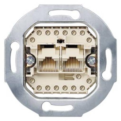 DELTA UAE connection socket unshielded 2x 8pole RJ1112 and RJ45 Cat 388