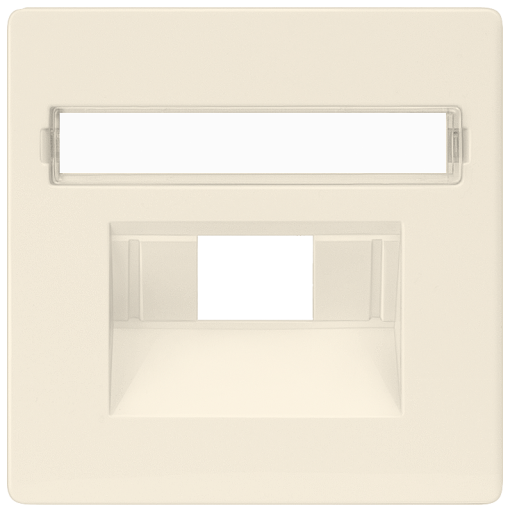 DELTA isystem cover plate for UAE connection socket with labeling field ele