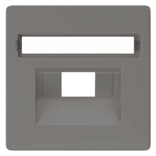 DELTA isystem cover plate for UAE connection socket with labeling field car