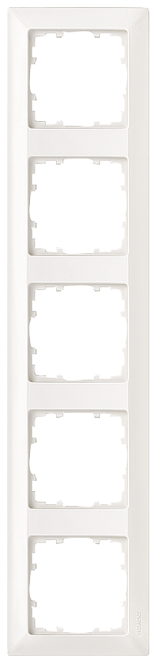 DELTA line titanium white frame quintuple