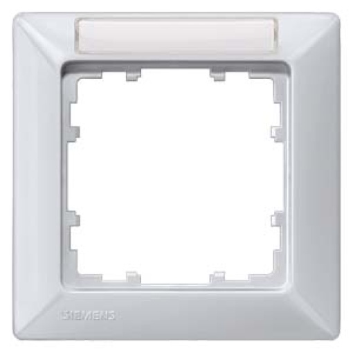 DELTA line aluminum metallic frame single with labeling field