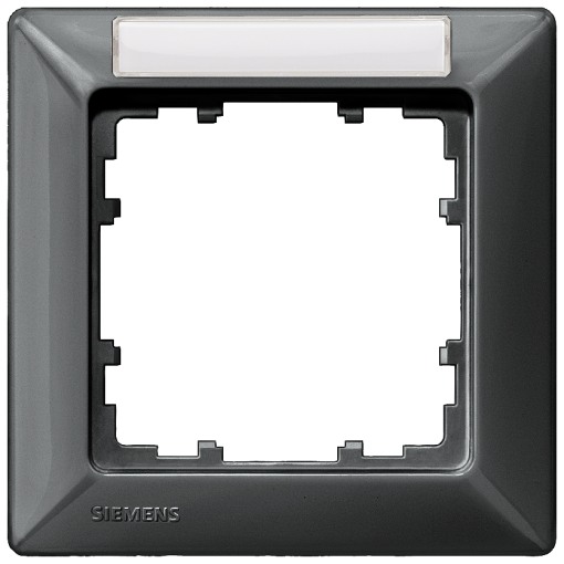 DELTA line carbon metallic frame single with labeling field