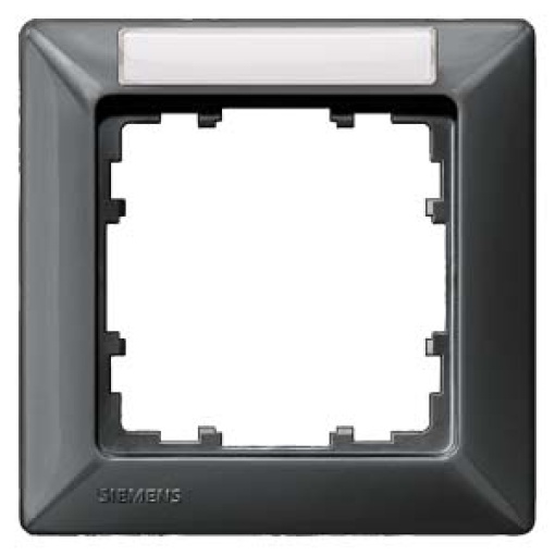 DELTA line carbon metallic frame single with labeling field