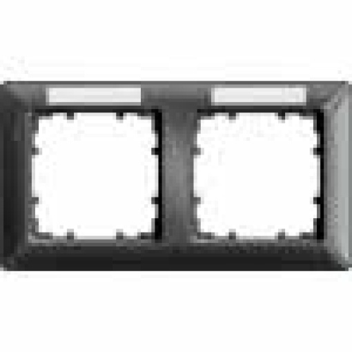 DELTA line carbon metallic frame double with labeling field horizontal