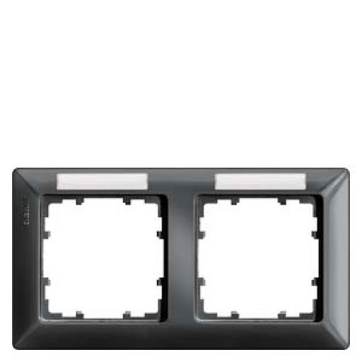 DELTA line carbon metallic frame double with labeling field horizontal