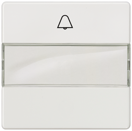 DELTA isystem rocker with bell symbol and labeling field titanium white