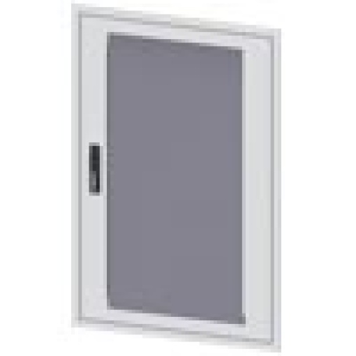 transparent door with masking frame for flush mounting simple version Heigh