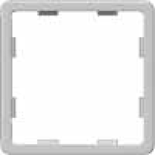DELTA profil silver intermediate frame for inserting 55x55mm devices