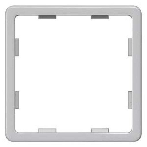 DELTA profil silver intermediate frame for inserting 55x55mm devices