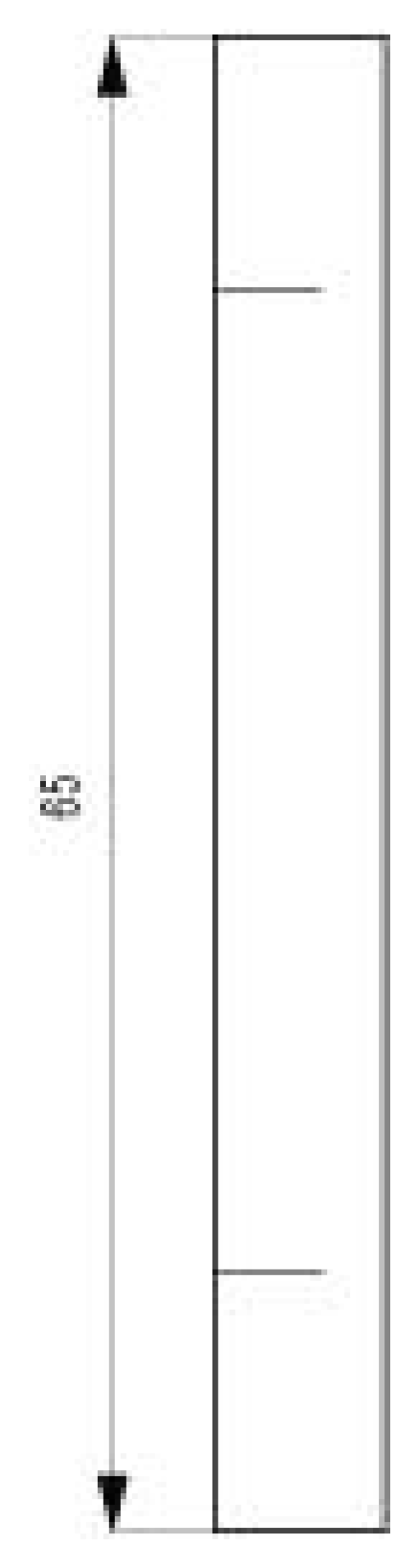 DELTA profil silver intermediate frame for inserting 55x55mm devices
