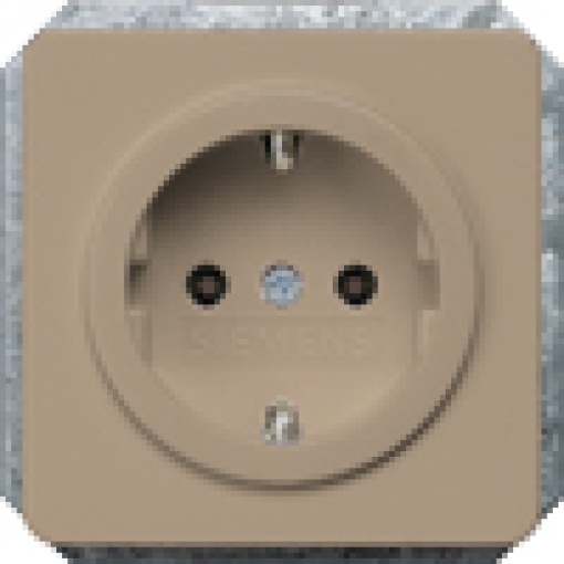 DELTA profil socket cover without insert bronze