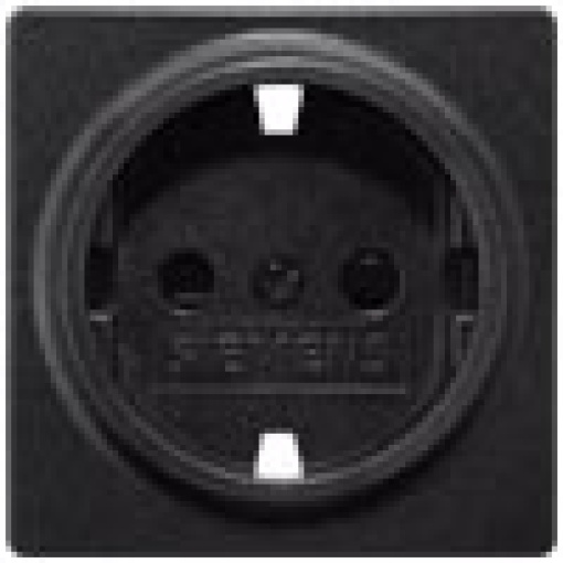 DELTA isystem socket cover without insert carbon metallic