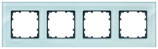 DELTA miro glass crystal green frame quadruple