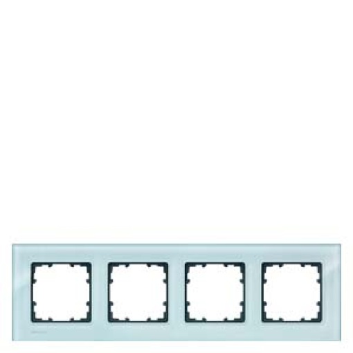 DELTA miro glass crystal green frame quadruple