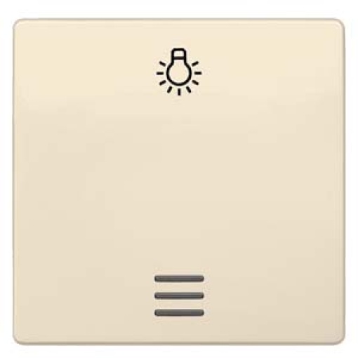 DELTA isystem rocker with window and light symbol electric white