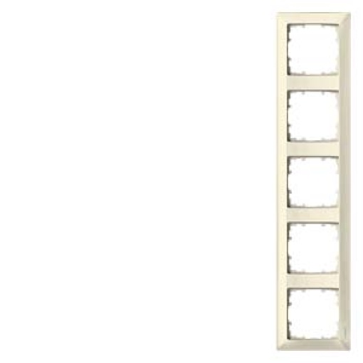 DELTA line electric white frame quintuple