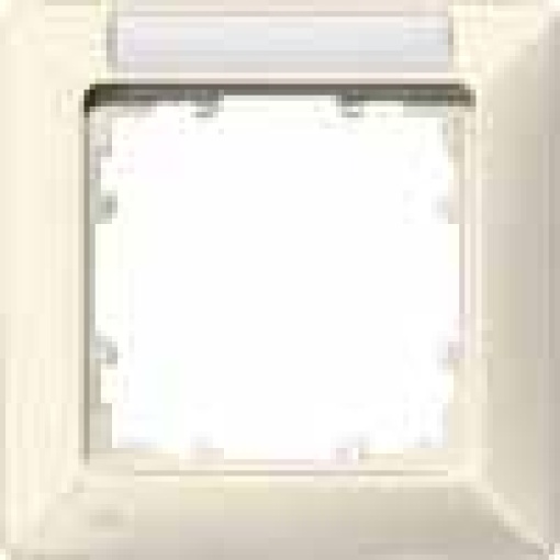 DELTA line electric white frame single with labeling field