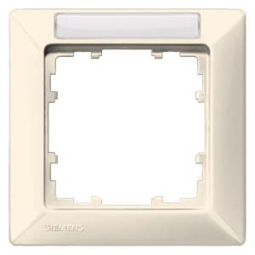 DELTA line electric white frame single with labeling field