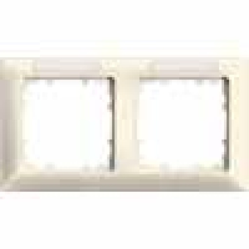 DELTA line electric white frame double with labeling field horizontal