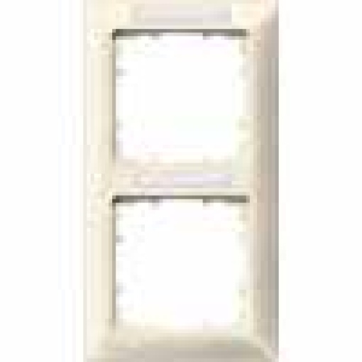 DELTA line electric white frame double with labeling field vertical