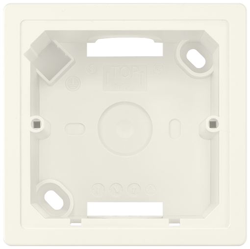 DELTA isystem surfacemounting enclosure single electric white