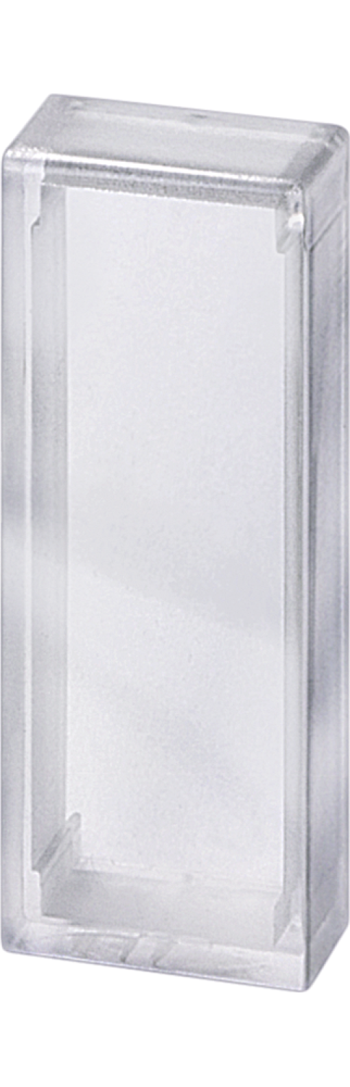 Transparent cap for compensation of mounting depth from 55 to 70 mm for some 